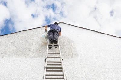 Peinture extérieure à Saint-Ovin — façades et ravalement